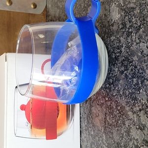 New - Glass Tea Cup - includes Tea Ball